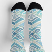 Küstengemäßes/Strand-/Maritimes Blau Socken (Oben)
