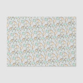 Küstengewässerfarbe Oyster & Perlmuster Seidenpapier (Vorderseite)