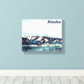 Küstengletscher Leinwanddruck (Insitu (Holzboden))