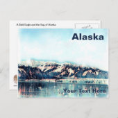 Küstengletscher Postkarte (Vorne/Hinten)