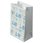 Küstengrün Kleine Geschenktüte (Rückseite Schrägansicht)