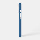 Küstengrün mit individuellem Monogramm iPhone 16 Hülle (Linke Seite)