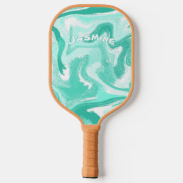 Küstengrüne und weiße Pickleball-Paddle Pickleball Schläger