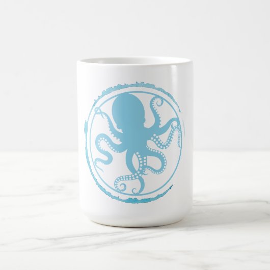 Küstengrüner Kragenkrake 2 Kaffeetasse (Mittel)
