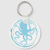 Küstengrüner Oktopus 2 Schlüsselanhänger (Vorderseite)