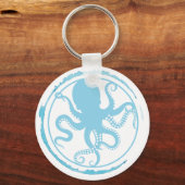 Küstengrüner Oktopus 2 Schlüsselanhänger (Vorderseite)