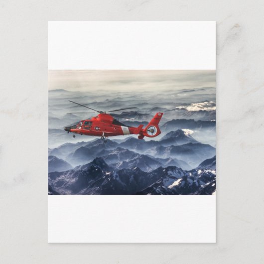 KÜSTENGUARD HELICOPTER POSTKARTE (Vorderseite)
