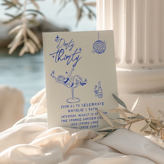 Küstenhandschuh Draußig 30. Spaß Geburtstag Einladung