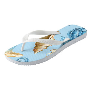 KÜSTENHAUT UND WEISS BADESANDALEN