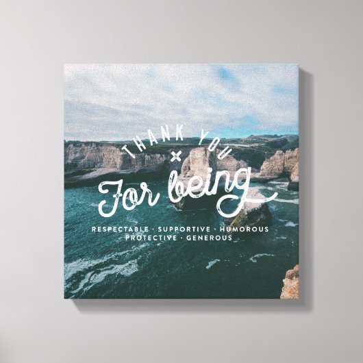 Küstenhöhe #3 (12x12) leinwanddruck (Vorderseite)