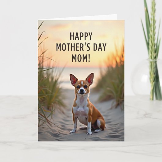 Küstenhund Muttertagskarte Karte (Vorderseite)