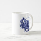 Küstenindigo Seebad Octopus-Tasse Kaffeetasse (VorderseiteRechts)