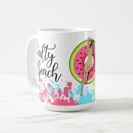 küstenInspiriert Kaffeetasse (Vorderseite Links)