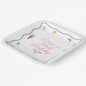 Küstenjunge zum Geburtstag Pappteller (Gewinkelt)