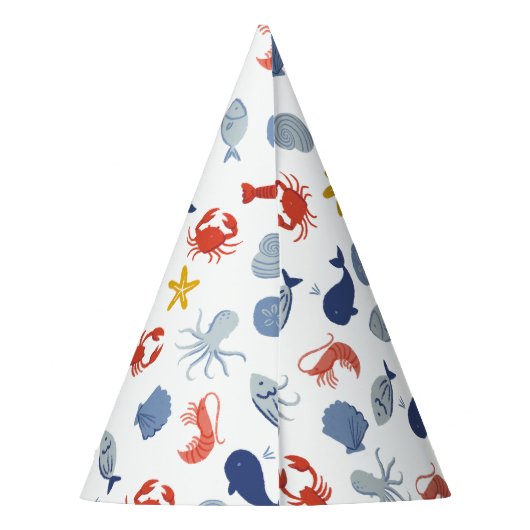 Küstenjunge zum Geburtstag Partyhütchen (Rückseite)