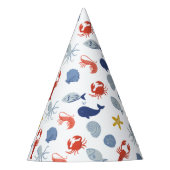 Küstenjunge zum Geburtstag Partyhütchen (Vorderseite)
