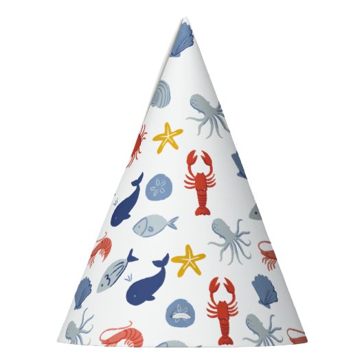 Küstenjunge zum Geburtstag Partyhütchen (Links)