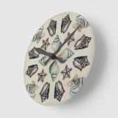 KüstenKaleidoskop I Runde Wanduhr (Winkel)