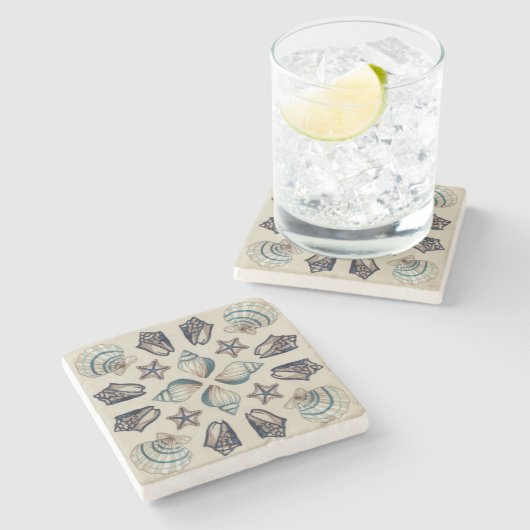 KüstenKaleidoskop I Steinuntersetzer (Seitenansicht)