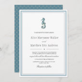 Küstenkarm | Einladung zur Hochzeit (Vorne/Hinten)