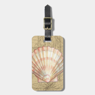 Küstenkarten-Collage Gepäckanhänger