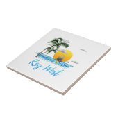 KüstenKey West, das Sonnenuntergang segelt Fliese (Seite)