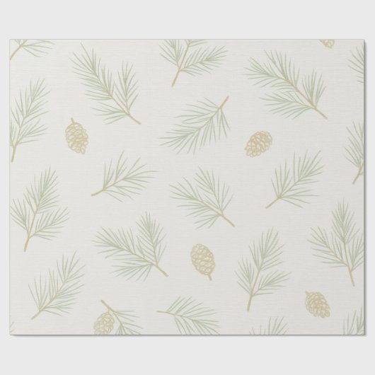 Küstenkiefern Geschenkpapier (Flach)