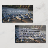 Küstenkiesel-Visitenkarte Visitenkarte (Vorne/Hinten)