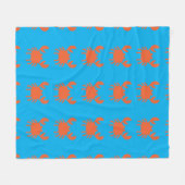 Küstenklaue Fleecedecke (Vorderseite (Horizontal))