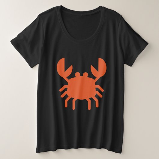 Küstenklaue Große Größe T-Shirt (Design vorne)
