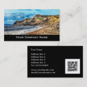 Küstenklippen-LandschaftsVisitenkarten Visitenkarte (Vorne/Hinten)