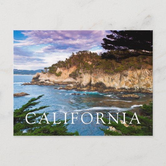 Küstenklippenlandschaft Postkarte (Vorderseite)