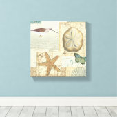 Küstenkollage Leinwanddruck (Insitu (Holzboden))