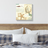 Küstenkollage Leinwanddruck (Insitu (Schlafzimmer))