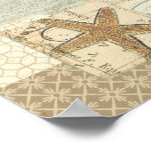 Küstenkollage Poster (Ecke)