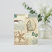 Küstenkollage Postkarte (Stehend Vorderseite)