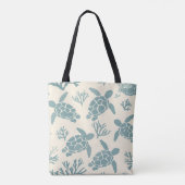 Küstenkorallenriff Art Print Tasche (Rückseite)