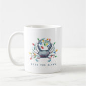 Küstenkrabbe „Deck the Claws“ Feiertag Kaffeetasse (Links)