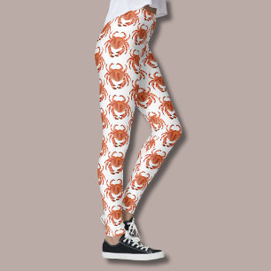 Küstenkrabben-Muster Leggings