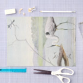 Küstenkraut, Kaisergranat und Sandpiper, Aquarell Seidenpapier (Handwerk)