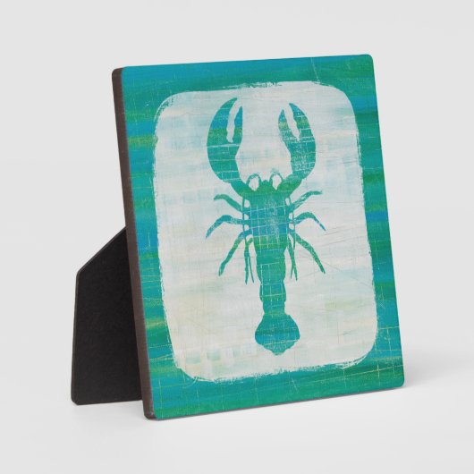 Küstenkunst | Aqua Humster Fotoplatte (Vorderseite)