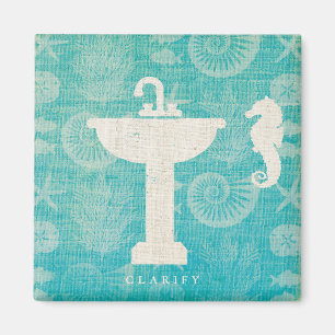 Küstenkunst Bad Sink Magnet