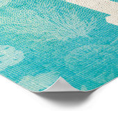 Küstenkunst | Bad Sink Poster (Ecke)