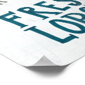 Küstenkunst | Frischgeburten Poster (Ecke)