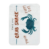 Küstenkunst | Krabbenlager Magnet (Vertikal)