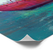 Küstenkunst | Nantucket Lightship Poster (Ecke)