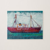 Küstenkunst| Nantucket Lightship Puzzle (Horizontal)
