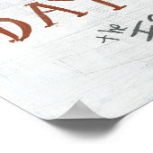 Küstenkunst | Tagesfang Poster (Ecke)