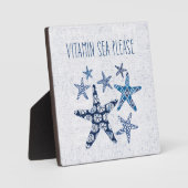 Küstenkunst | Vitamin Sea Bitte Fotoplatte (Vorderseite)