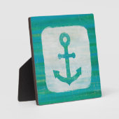 Küstenkunst | Wasseranker Fotoplatte (Vorderseite)